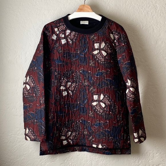 FW15 Dries Van Noten Quilted Sweater size 50